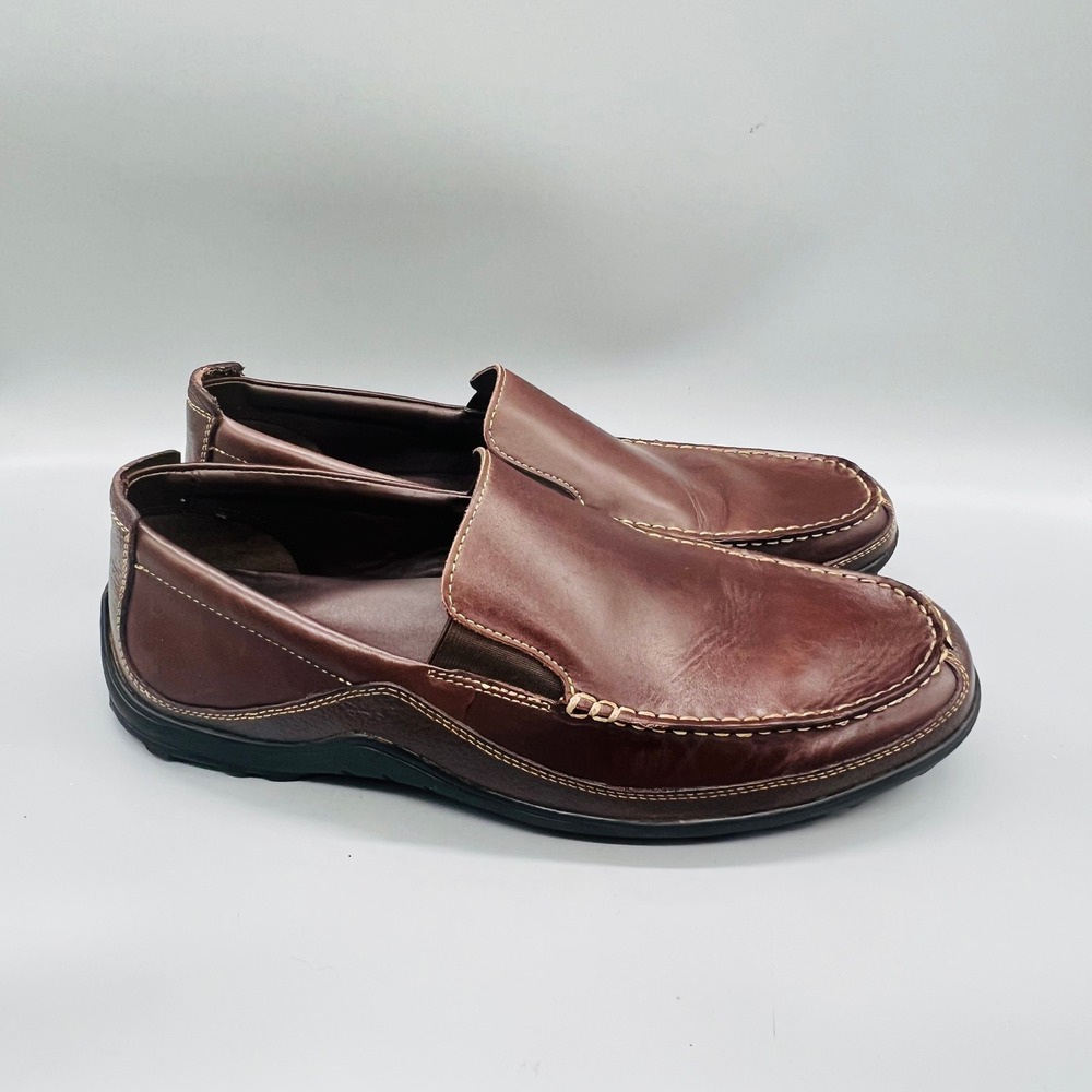 Cole Haan Loafers Mens 13 Brown Leather Slip On Driving Moc Casual Shoes